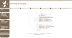 Desktop Screenshot of orthopaedie-alster.de